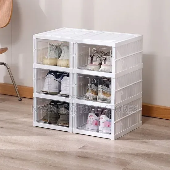 Collapsible Shoe Storage Boxes