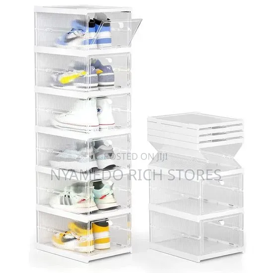 Collapsible Shoe Storage Boxes