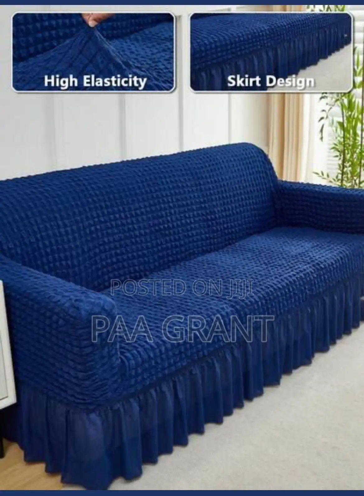 Thick Cotton Sofa Protection for Big Sofas( 4 PCS Sofa Skirts Covers