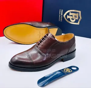 Coffee Brown Men's Formal Shoes Frank Perry Style