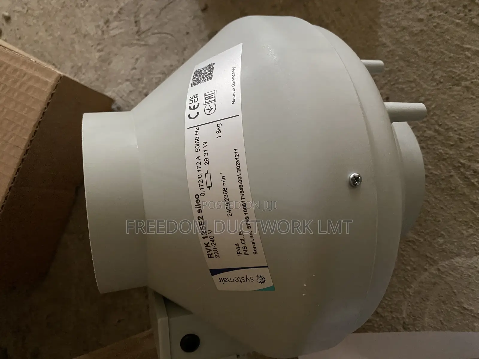 Ventilation System and Fabrication of Ductwork