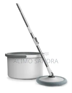 360° Rotating 2-in-1 Squeeze Dry Floor Flat Mop With Bucket.