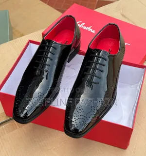 Salvatore Ferragamo Brogues Mirror Lace Up Shoes