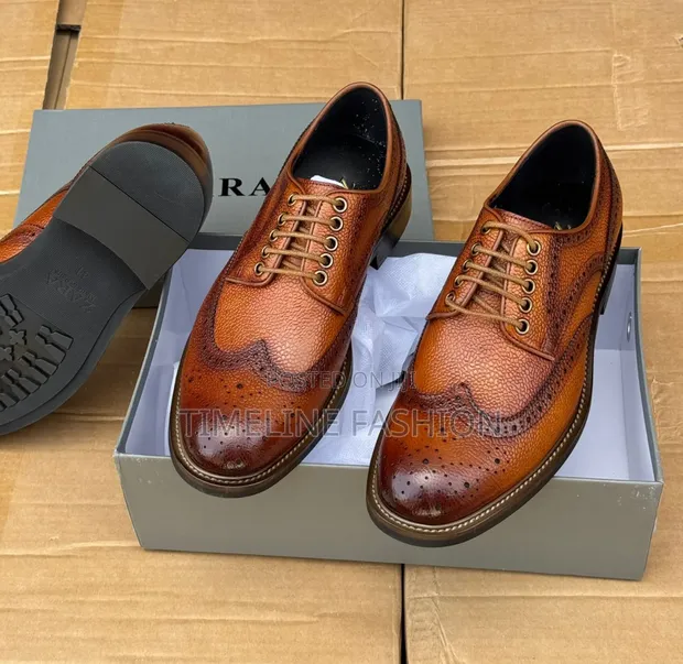 Genuine Leather Zara Men's Brown Lace Up Shoes for sale - Timeline Fashion   Price: GH 650 on Jiji.com.gh [Accra Metropolitan]