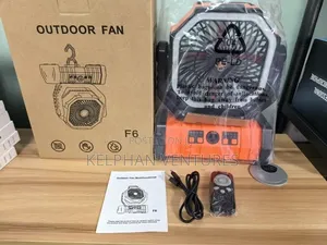 F6 Multi Functional Portable Rechargeable Fan