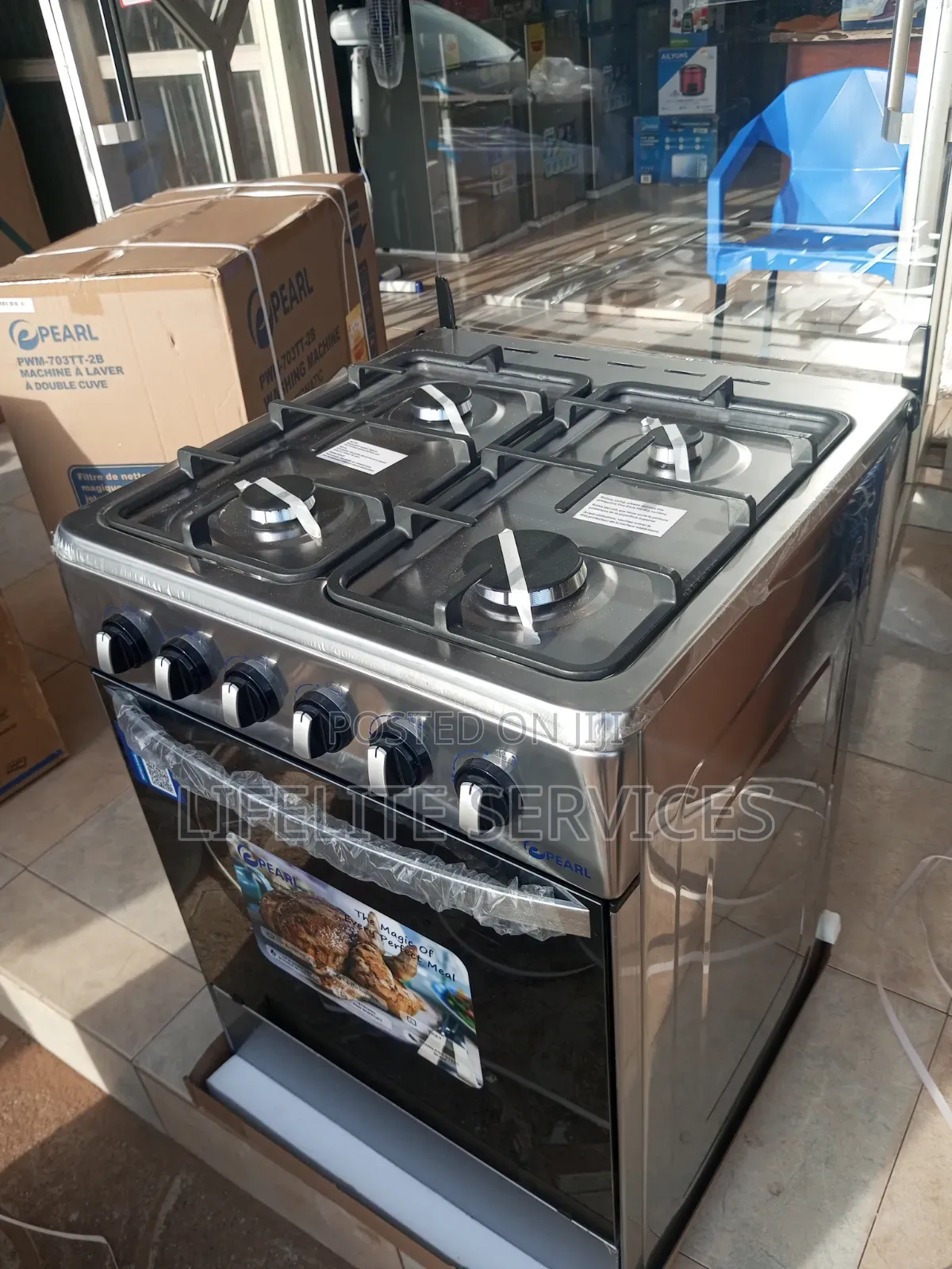 Pearl 60*60 Cooker- Over + Grill Function