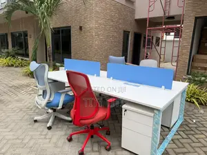 4-Seater Office Workstation Desk (Without Chairs)