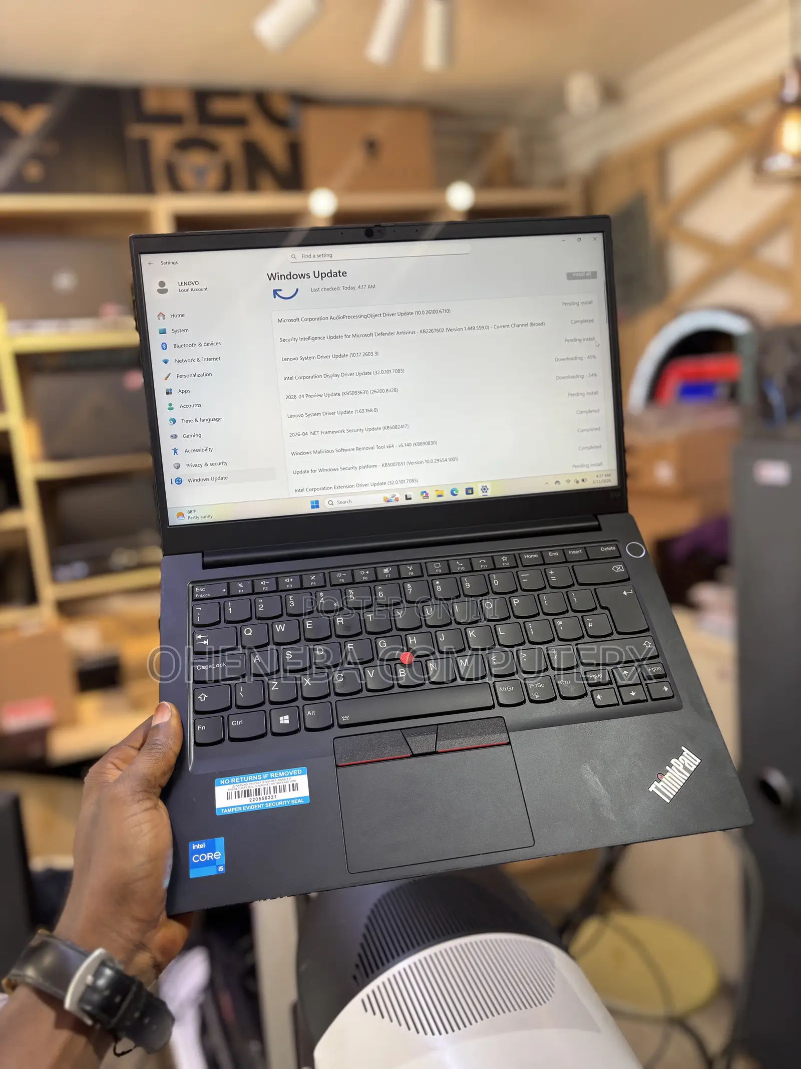 Laptop Lenovo ThinkPad E14 Gen 3 16GB Intel Core i5 SSD 256GB