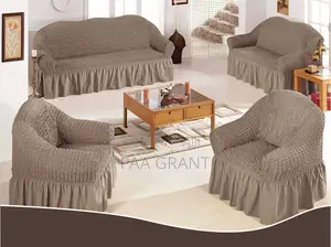 Modern Thick Luxury Cotton 4 PCS Sofa Skirt Covers (Only Sold as a Set