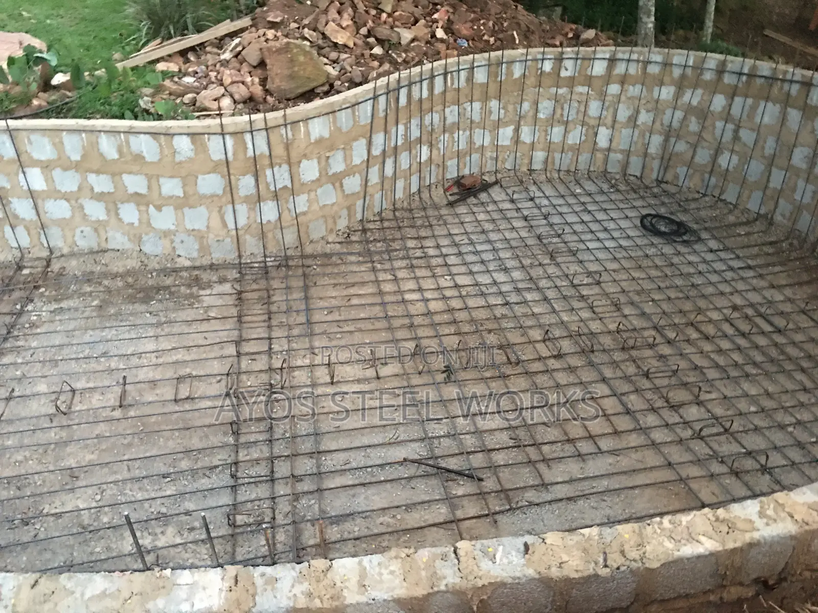 Steel Bender (Steel Reinforcements in Swimming Pool)