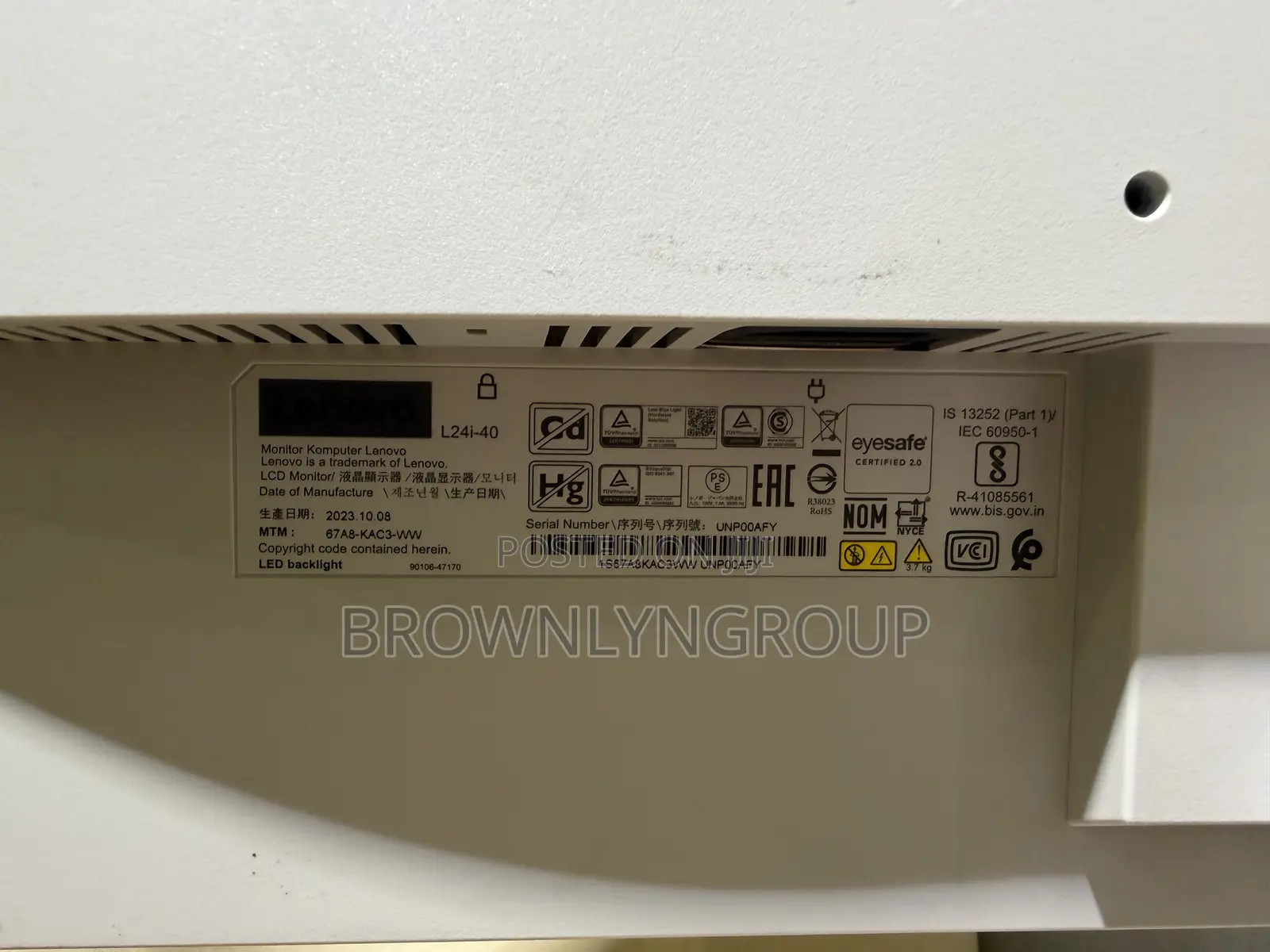 Lenovo Ultra Slim Monitor 100hz