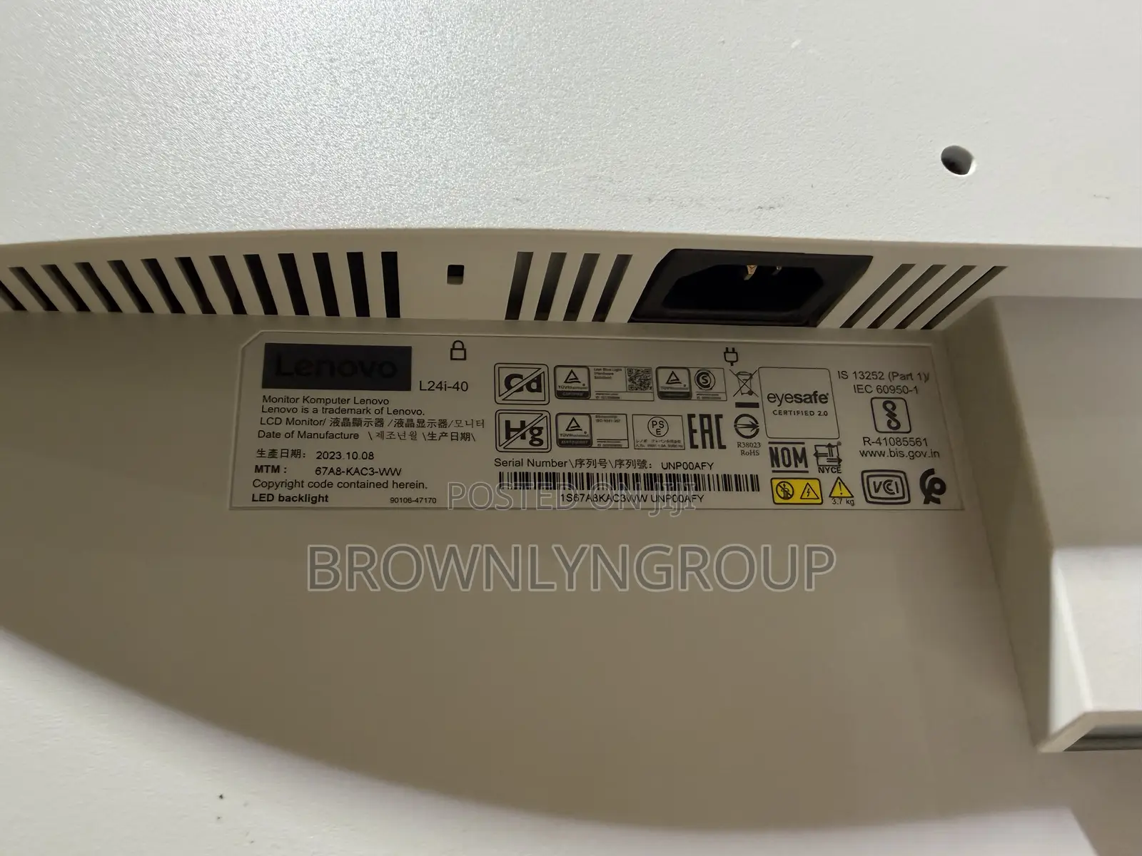 Lenovo Ultra Slim Monitor 100hz