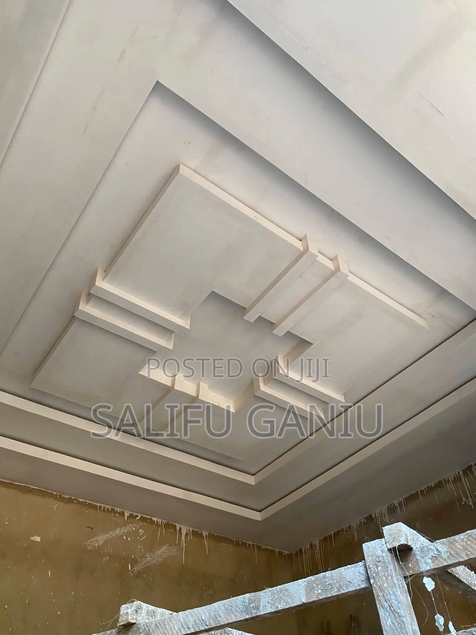 Only Fastened Ceiling Design