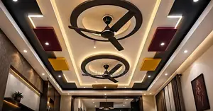 Only Fastened Ceiling Design