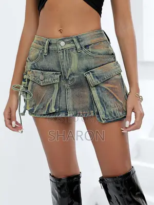 Fashionova Cargo Mini Skirt