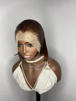 Full Frontal Ginger Straight Wig Cap