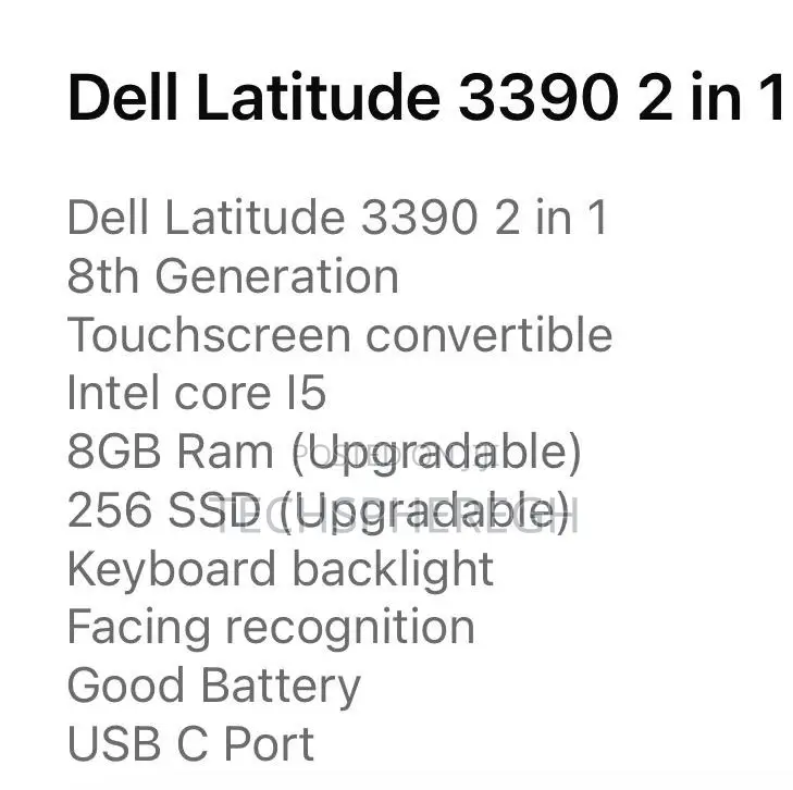 Laptop Dell Latitude 3390 8GB Intel Core i5 SSD 256GB