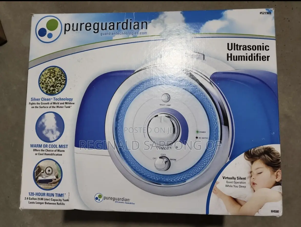 Pureguardian H4500 Ultrasonic Humidifier Warm/Cool Anti-Germ Mist