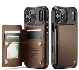 High Quality Shockproof Leather Case With Magnetic Wallet Card Holder