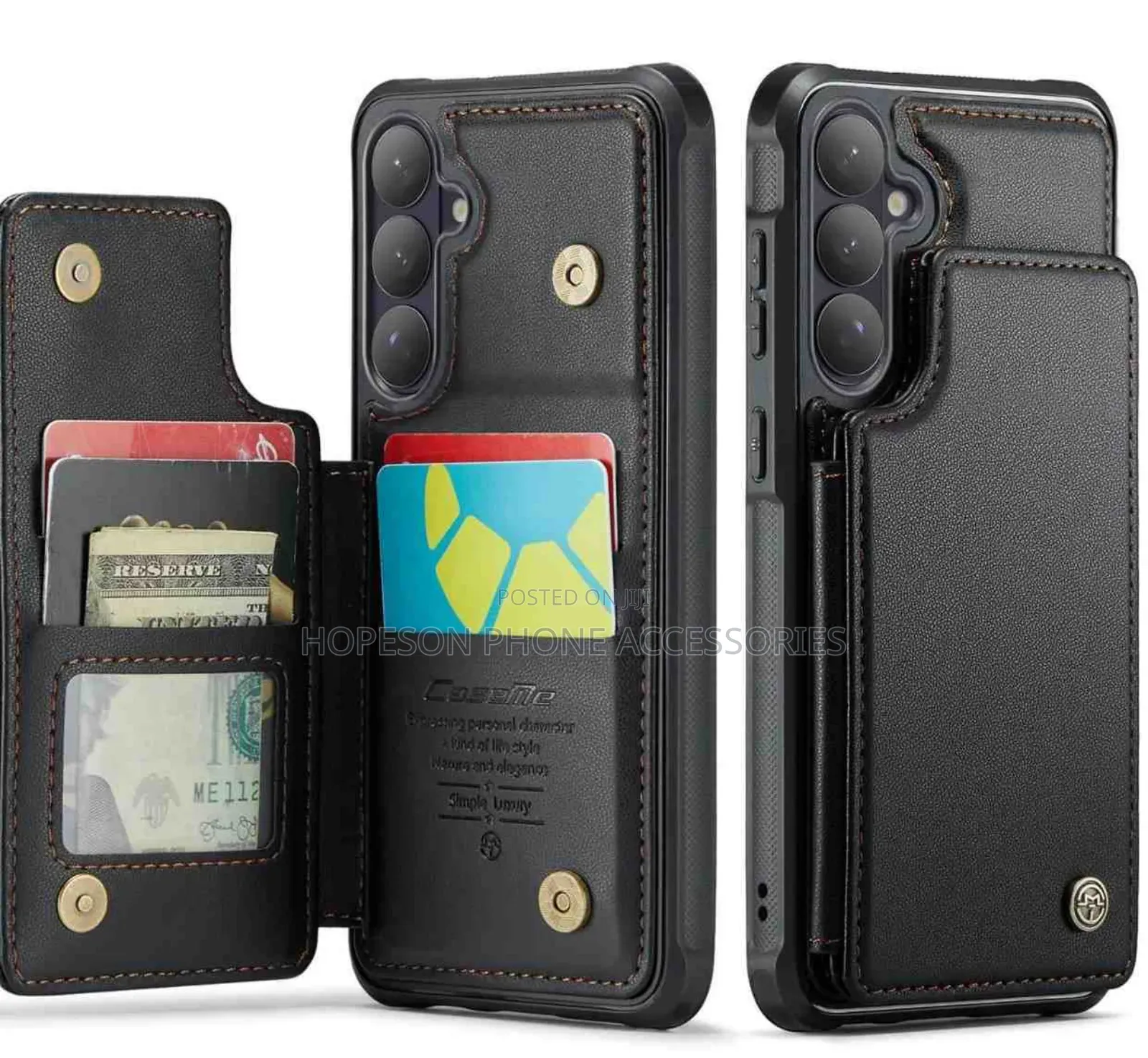 High Quality Shockproof Leather Case With Magnetic Wallet Card Holder