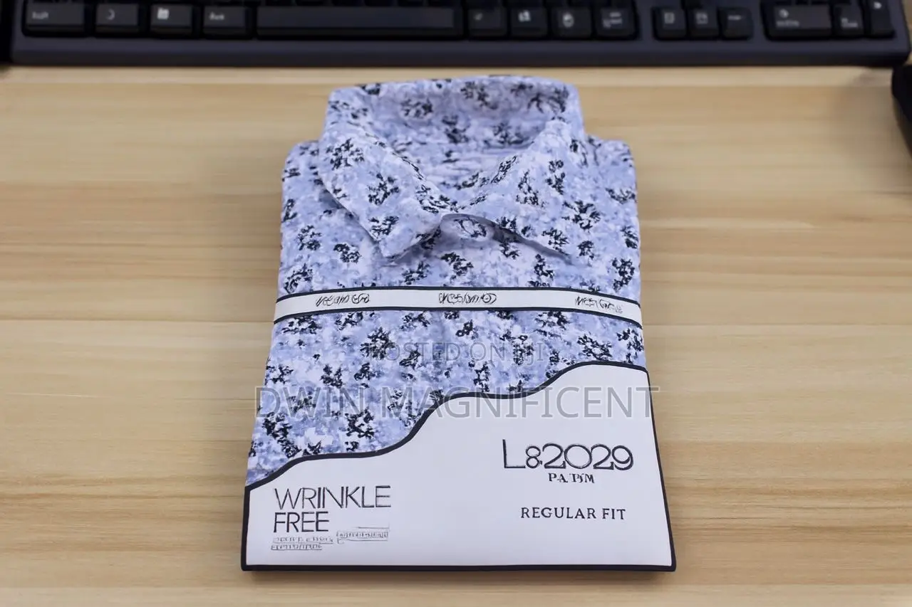 L 2029 Patterned Regular Fit Dress Shirt.