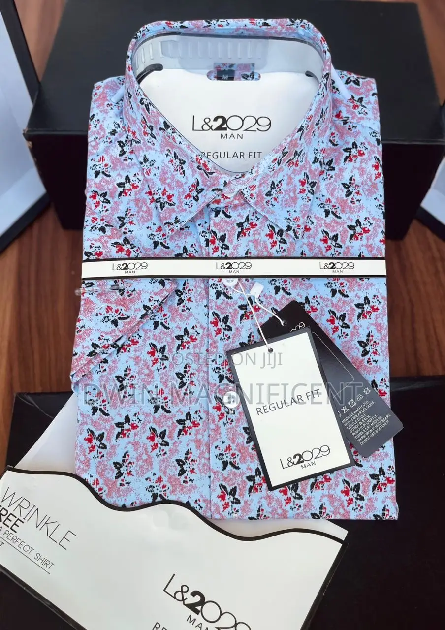 L 2029 Patterned Regular Fit Dress Shirt.