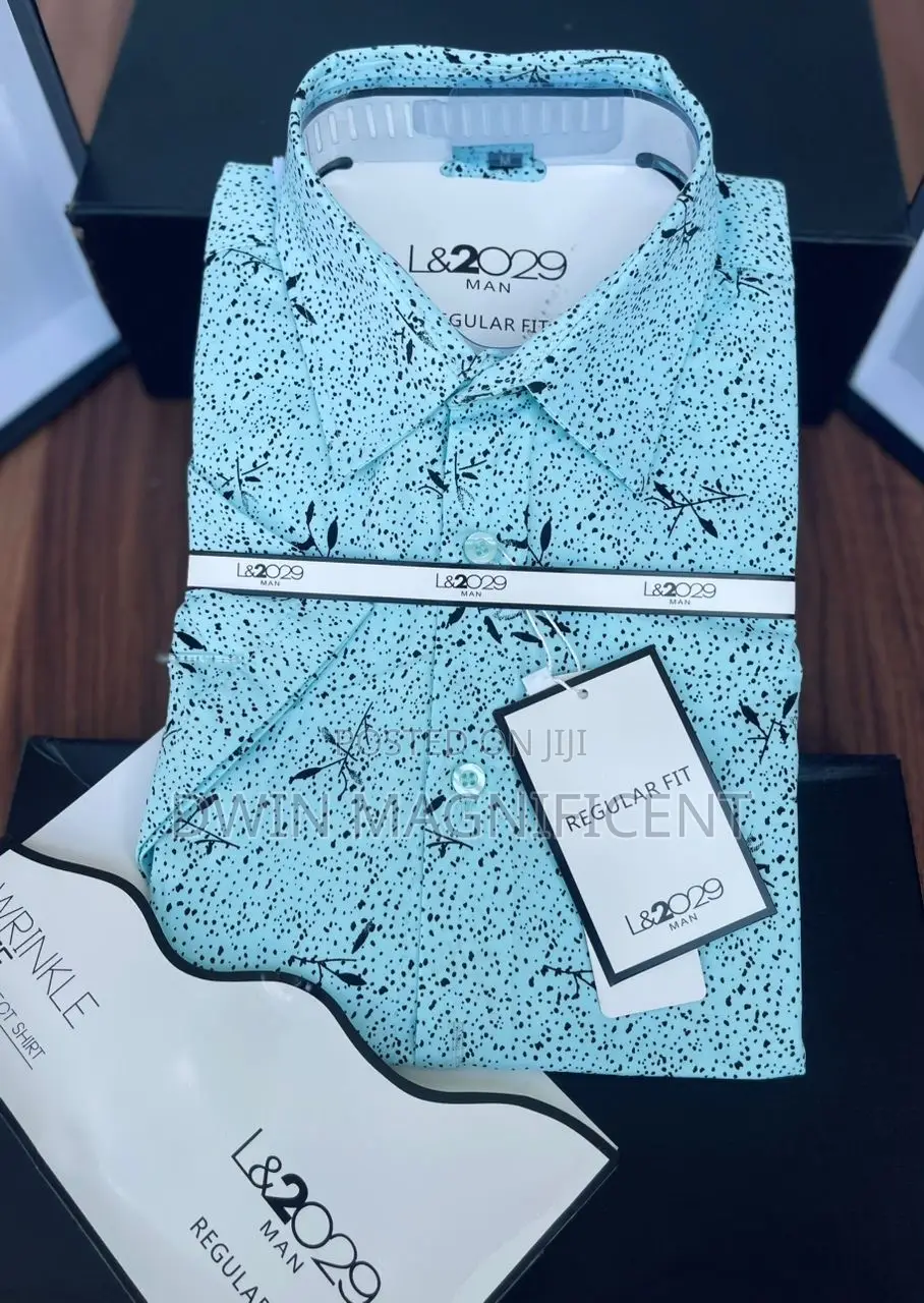 L 2029 Patterned Regular Fit Dress Shirt.