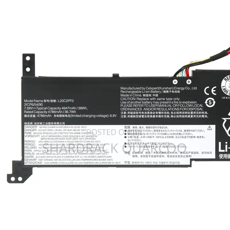L20l2pf0 Laptop Battery for Lenovo L20c2pf0 L20m2pf0 L20l3pf0