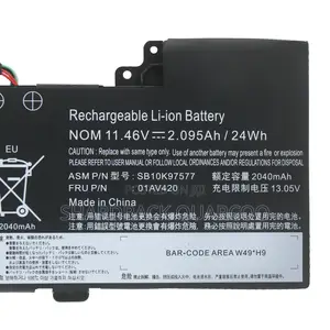 01av419 Laptop Battery for Lenovo Thinkpad T470 T480 A475 A485 01av489