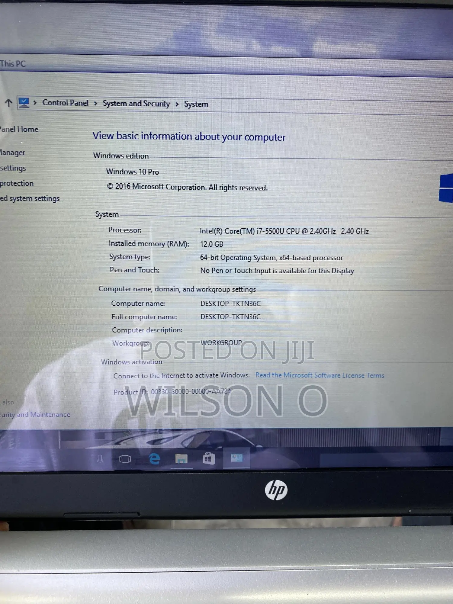 Laptop HP Pavilion 15 12GB Intel Core i7 SSD 256GB