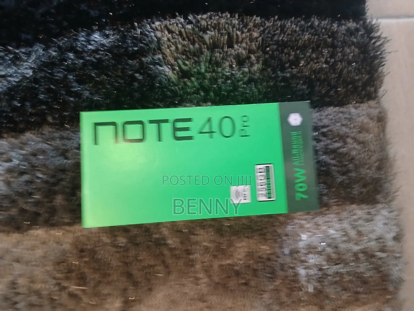 New Infinix Note 40 Pro 256 GB Black