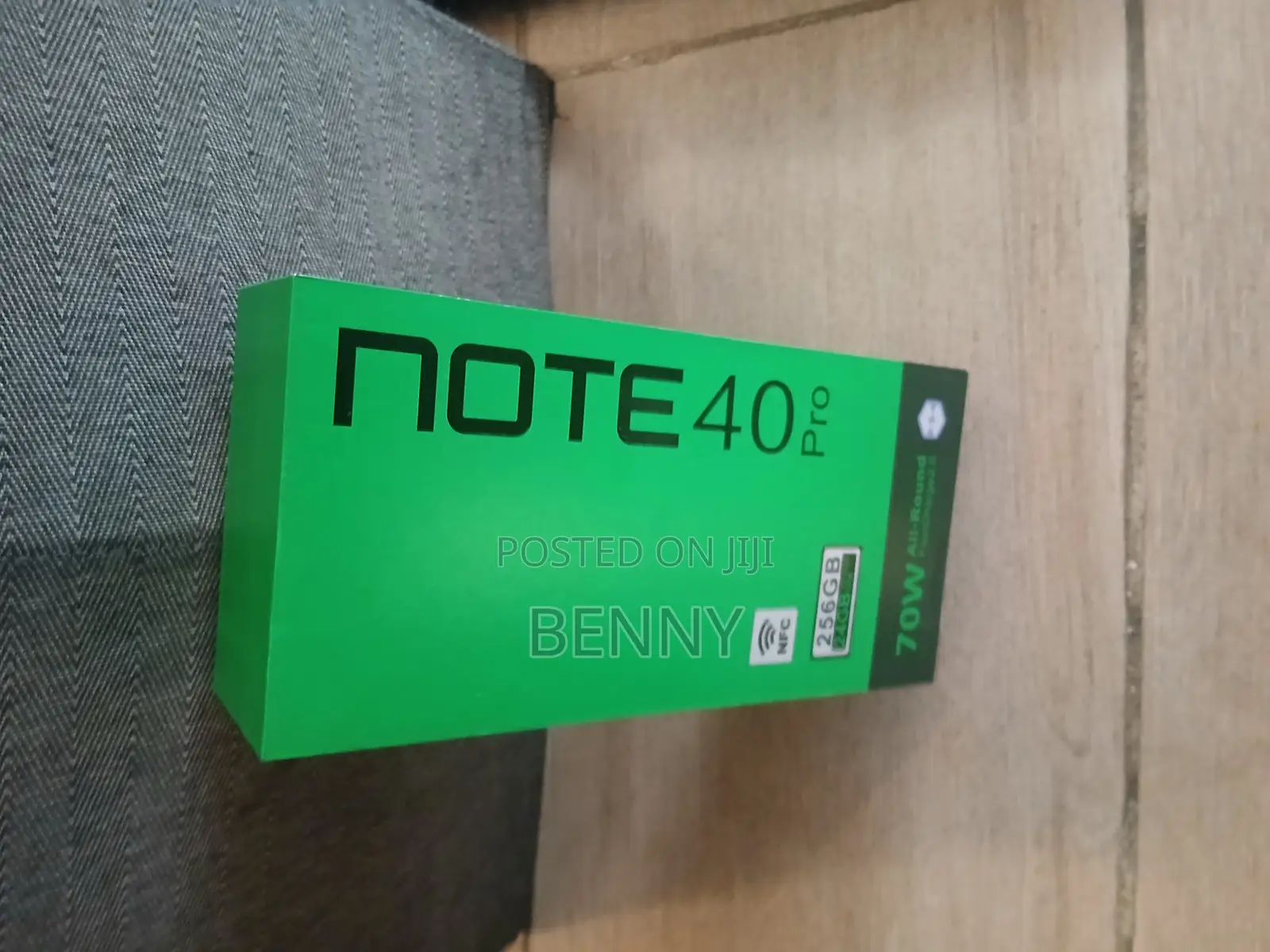 New Infinix Note 40 Pro 256 GB Black