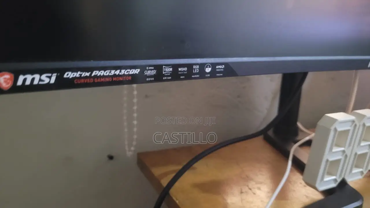 Msi Ultrawide 34’ Gaming Monitor