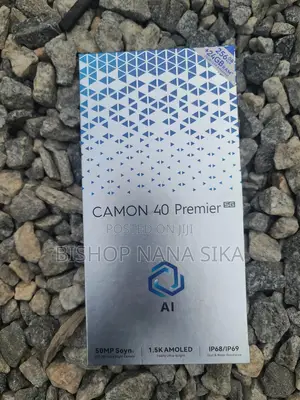 New Tecno Camon 40 Premier 256 GB Black