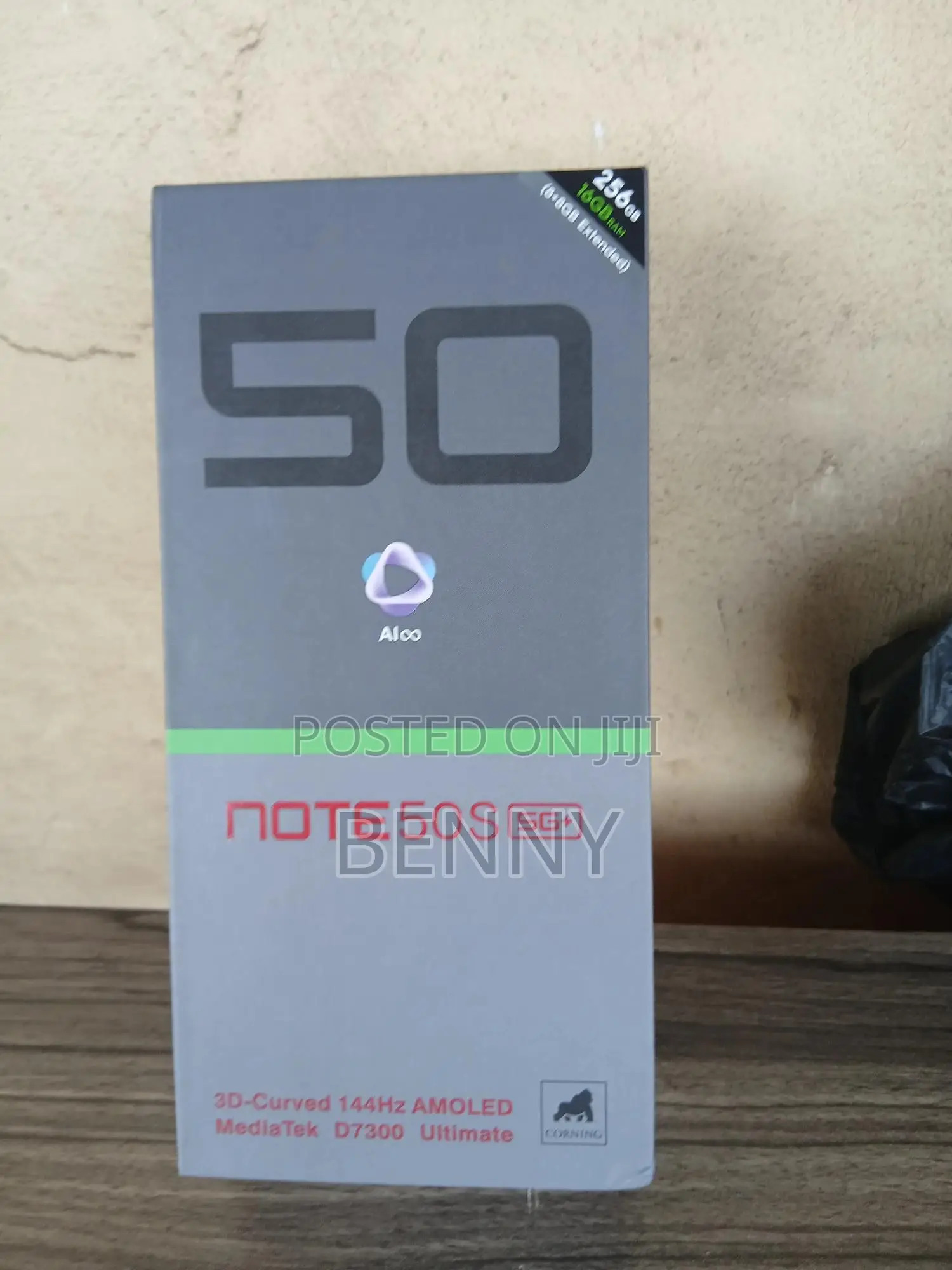 New Infinix Note 50s 256 GB Black