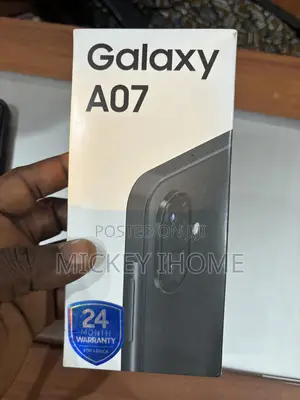 New Samsung Galaxy A07 4G 64 GB Black
