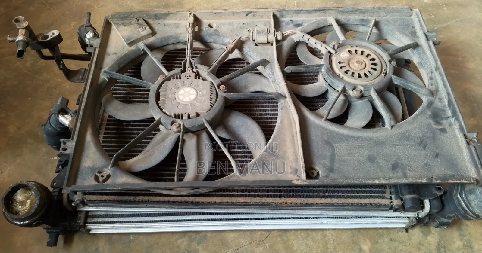 Vw Jetta 5 Radiator, Ac and Cooling Fan Complete