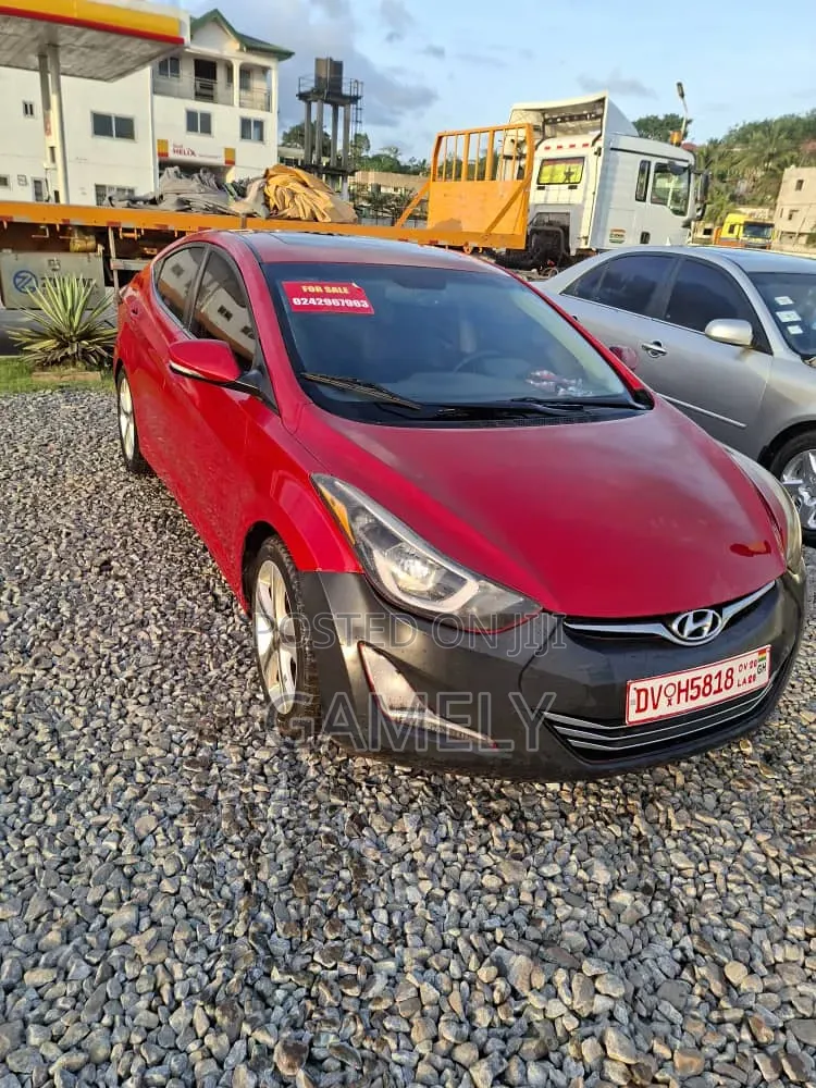 Hyundai Elantra 2014 Red