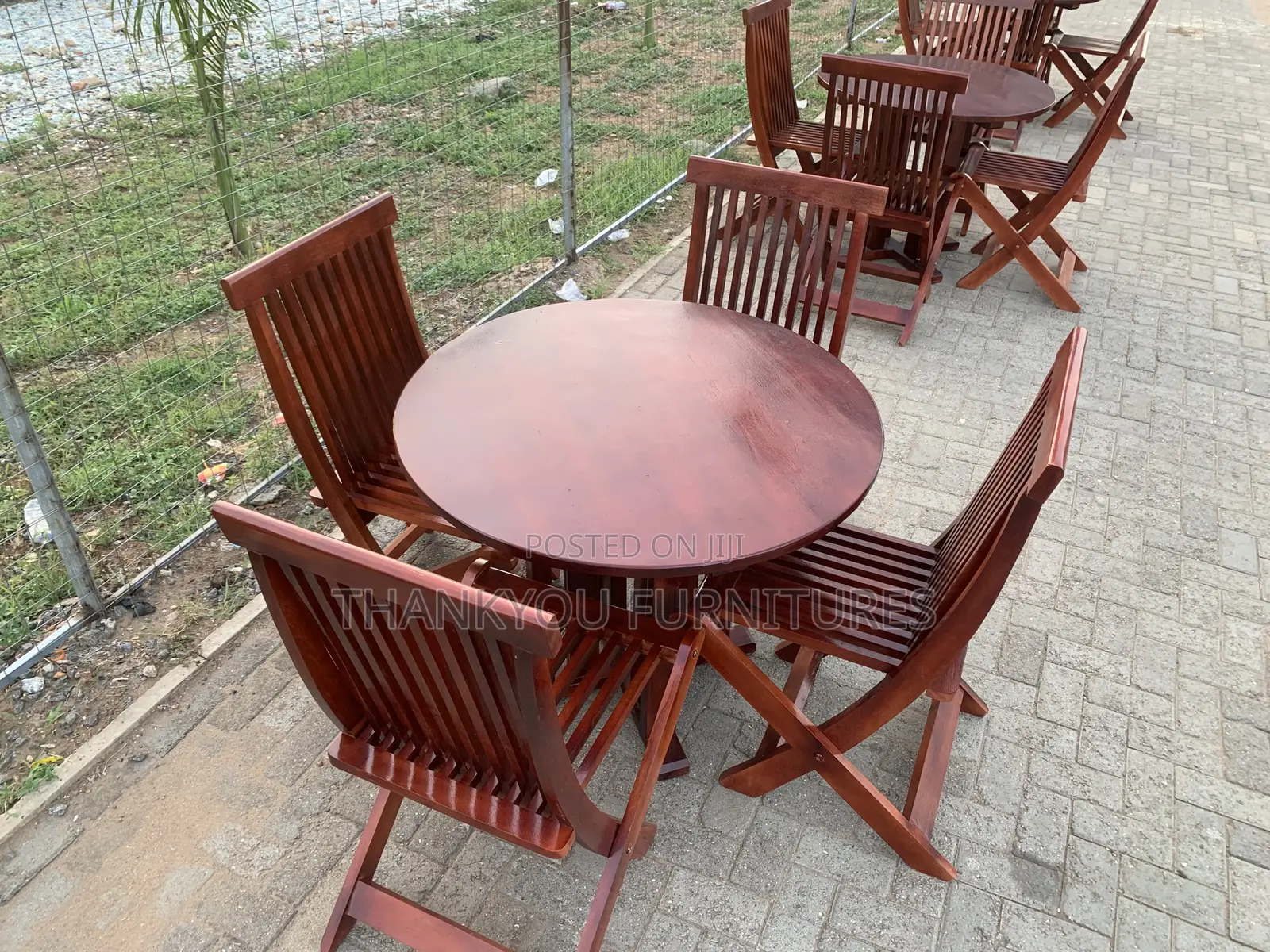 Wooden Chair and Table