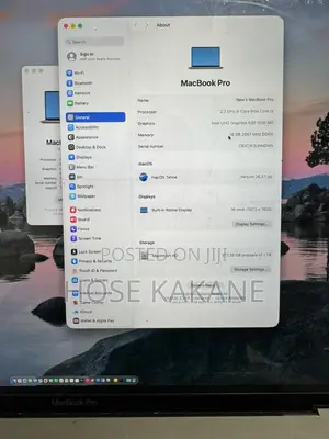 Laptop Apple MacBook Pro 2019 16GB Intel Core i9 SSD 1T