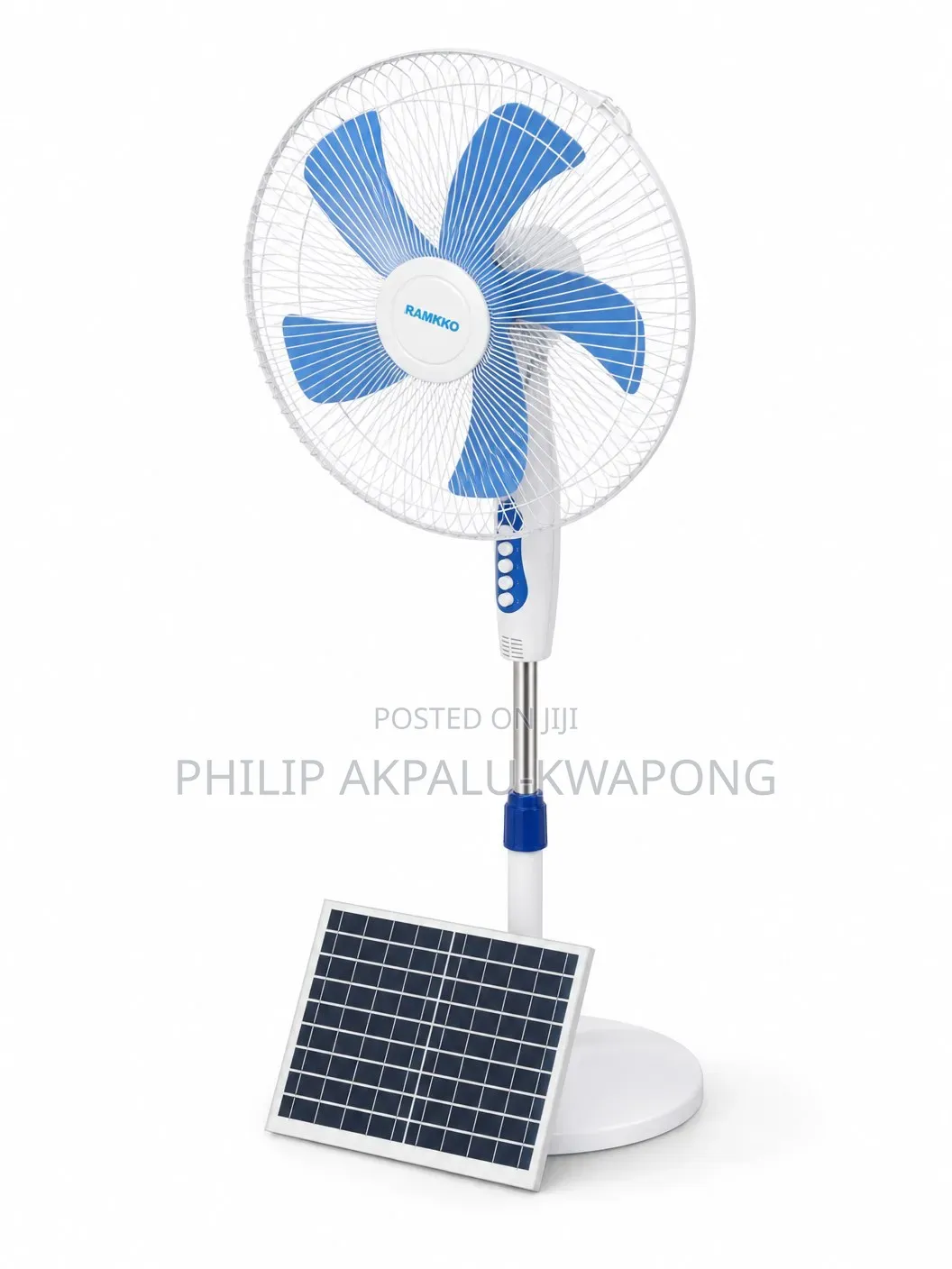 Rechargeable Solar Fan Ramkko Germani
