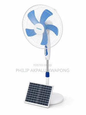Rechargeable Solar Fan Ramkko Germani