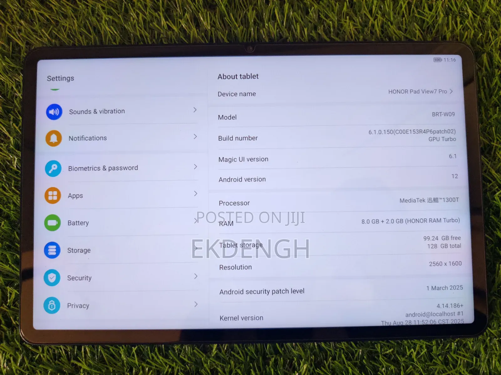Honor Pad V8 Pro 128 GB Gray