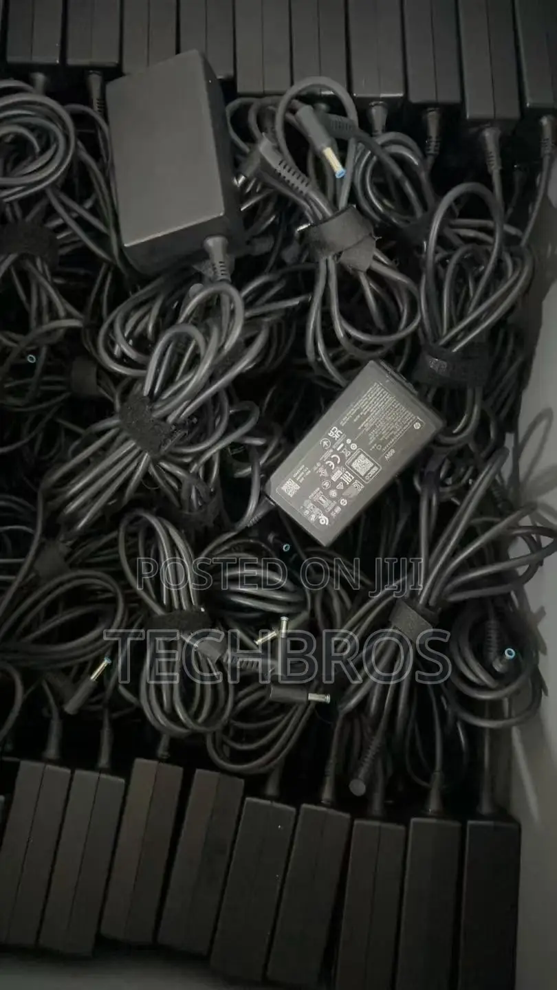 Original Hp 65w Blue Pin Charger( Home Used)