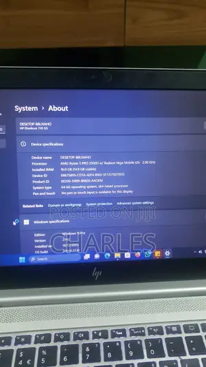Laptop HP EliteBook 840 G6 16GB AMD Ryzen 5 SSD 256GB