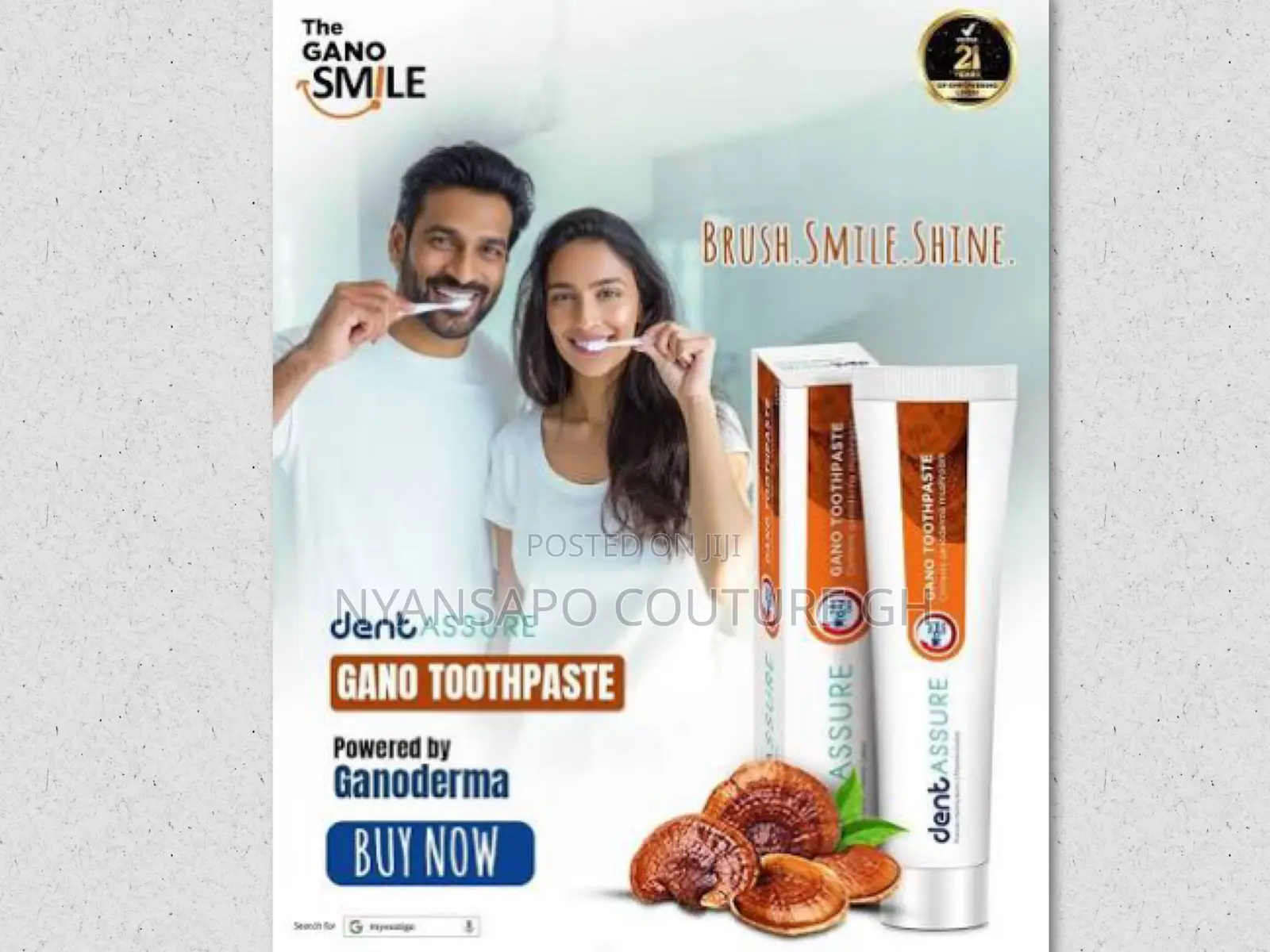 Vestige Dentassure Gano Toothpaste