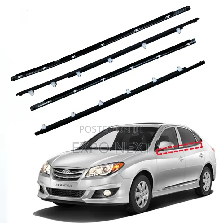 Window Moulding Trim Weatherstrip Chrome Seal for Elantral 1996-2025