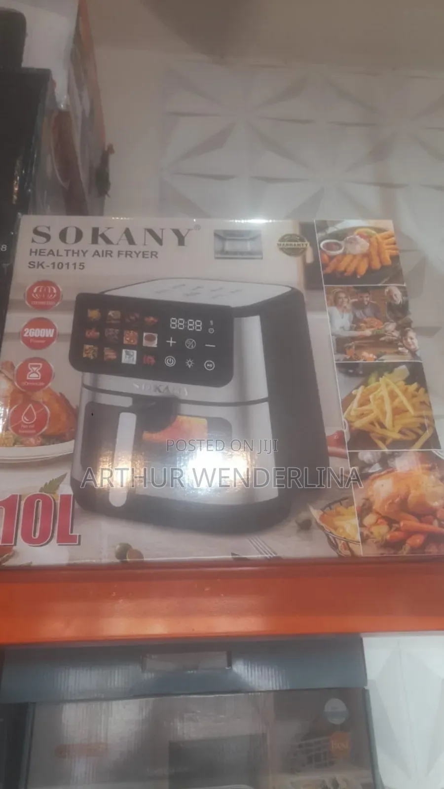 Sokany Airfryer 10liters