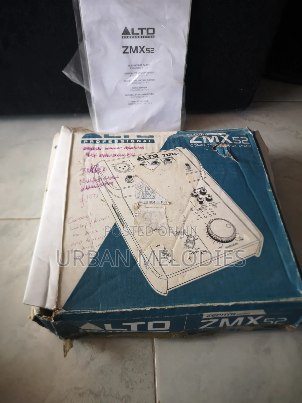 Alto Professional Zmx52 Mixer