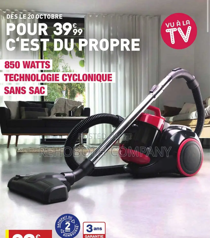 Quigg Aspirateur Compact Sans Sac Vc18-B Vacuum Cleaner